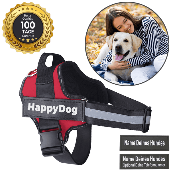 CAVAIO HappyDog - Sicheres Hundegeschirr für mehr Komfort für Dich und Deinen Hund